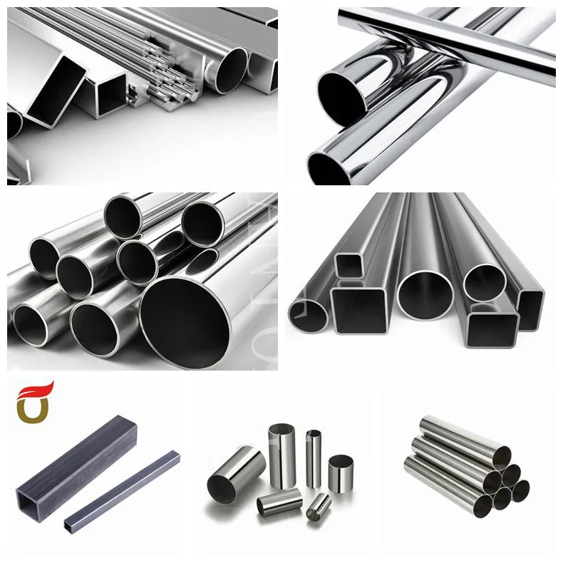 Hot Selling 304 Seamless Stainless Steel Pipe Metal Oval Tube 316 Round Pipe Railing Shaped Tubing Fittings