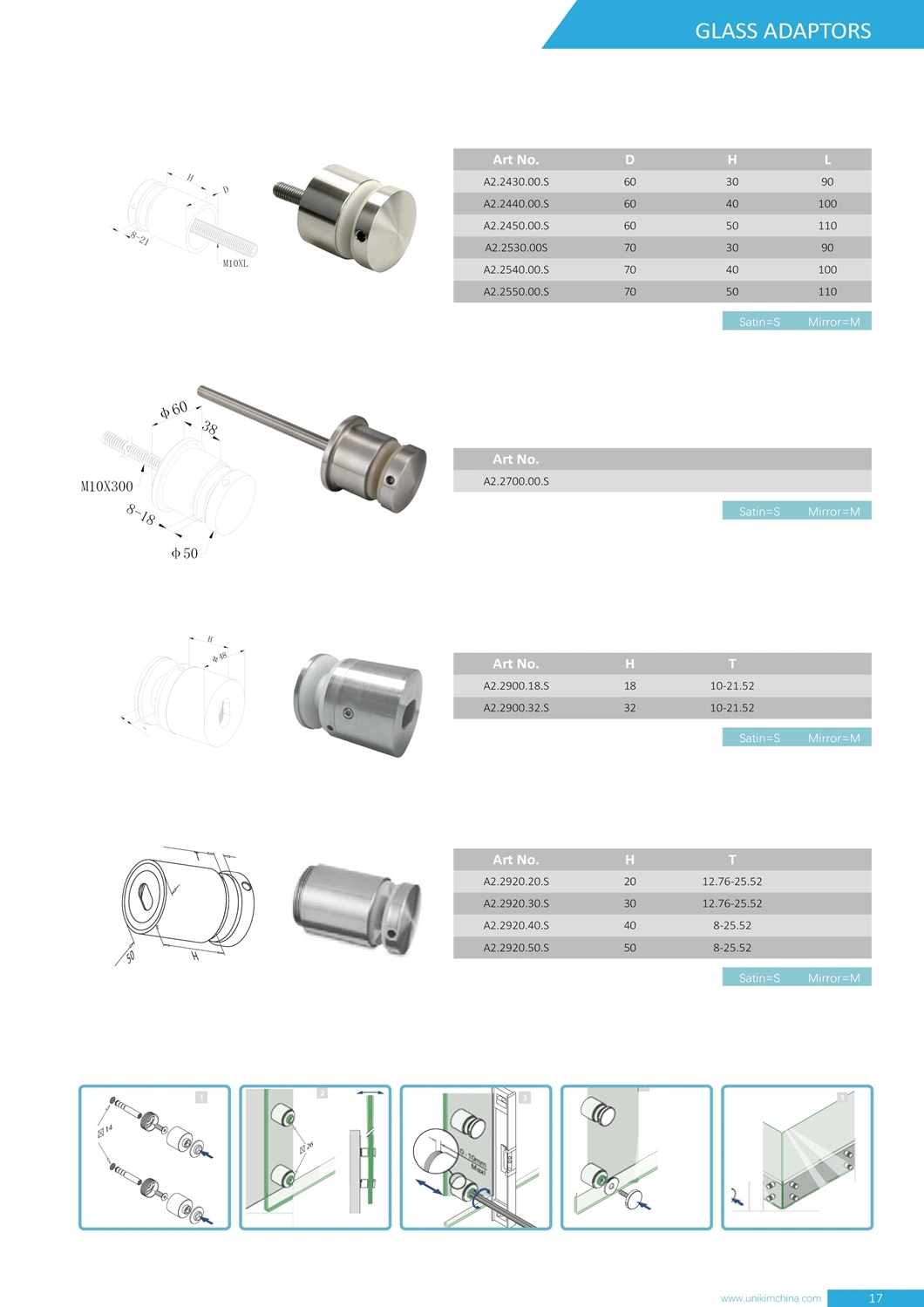 China Supplier Outdoor Stainless Steel Glass Balustrade Fittings for Stair Railing with Ce