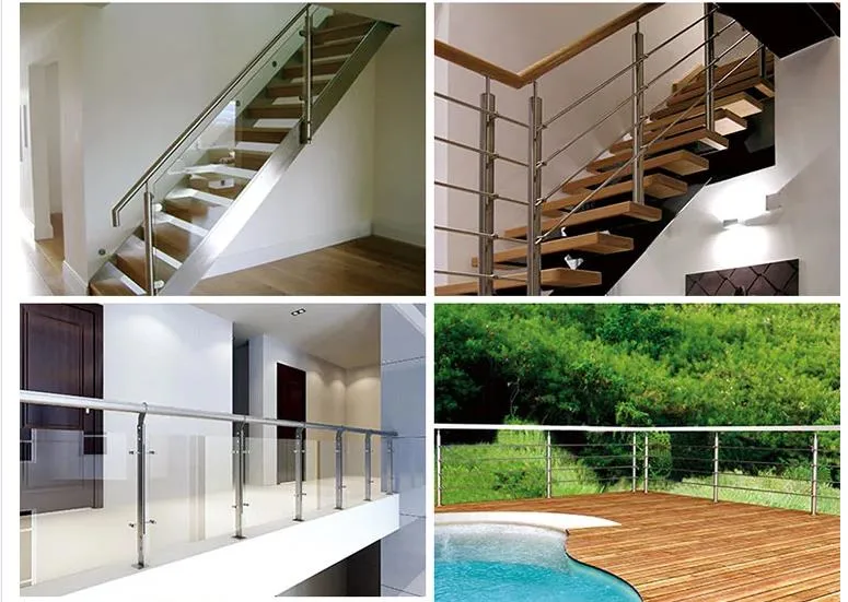 304/316 Mirror/Satin/Polish OEM Stainless Steel Balustrade for Glass Panel/Railing/Stair/Post/Fence/Handrail