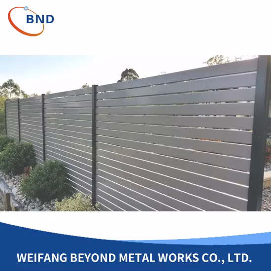 Garde-corps en aluminium avec profilé en aluminium pour balcon et jardin