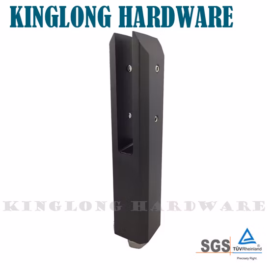 Robinet en verre percé à noyau noir mat en acier inoxydable avec couvercle