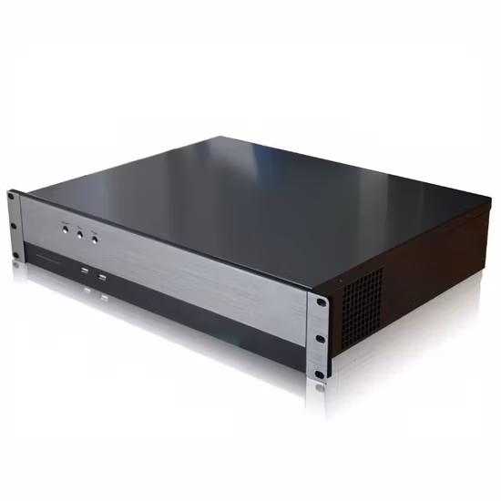 Fabrication de tôle de boîtier de boîte en métal d'emboutissage de pliage de soudage au Laser en aluminium sur mesure en acier inoxydable