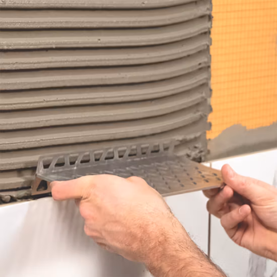 Support de douche de salle de bain à vente chaude sans perçage d'étagère d'angle en acier inoxydable